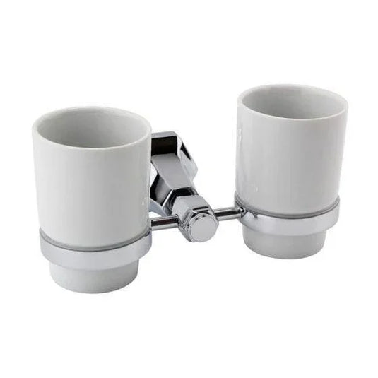 RAK Ceramics Washington Double Tumbler - Chrome - RAKWTN9904 - Envy Bathrooms Ltd