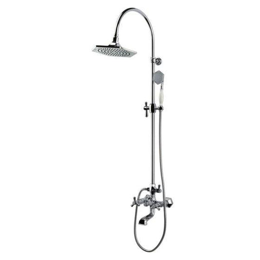 RAK Ceramics Washington Exposed Thermostatic Shower Column Valve with Bath Spout and Shower Kit - RAKWTN6003 - Envy Bathrooms Ltd