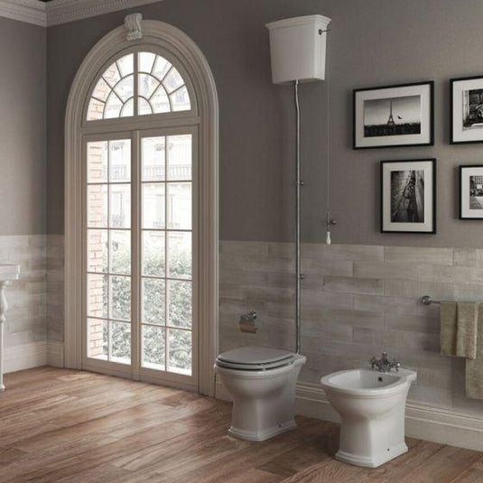 RAK Ceramics Washington High Level Flush Pipe Kit - Polished Chrome - FTWTHICIST - Envy Bathrooms Ltd