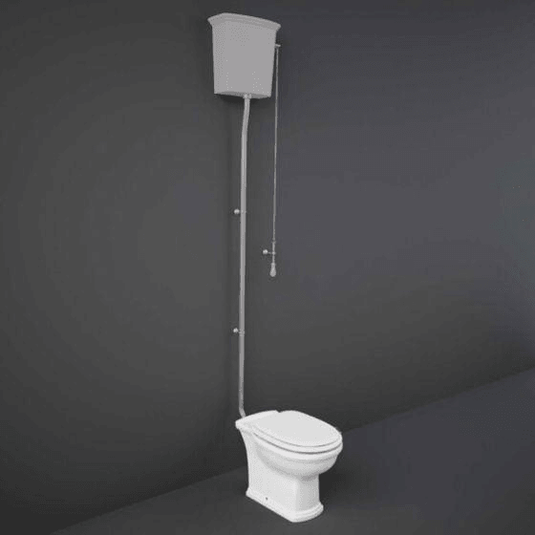RAK Ceramics Washington Low Level & High Level Toilet Pan - Alpine White - WT21AWHA - Envy Bathrooms Ltd