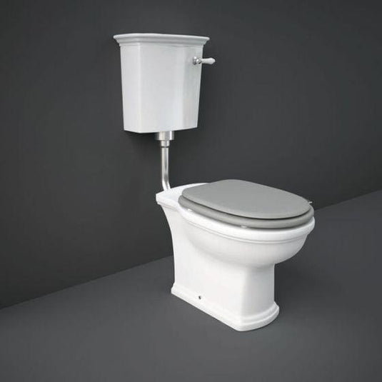 RAK Ceramics Washington Low Level Cistern with Front Lever - White - WT23AWHA - Envy Bathrooms Ltd