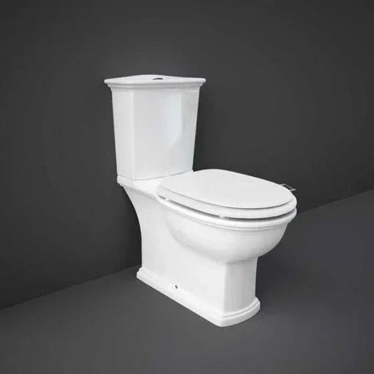 RAK Ceramics Washington Wood Soft Close Seat and Cover in Matt White - RAKWTNSEAT500 - Envy Bathrooms Ltd