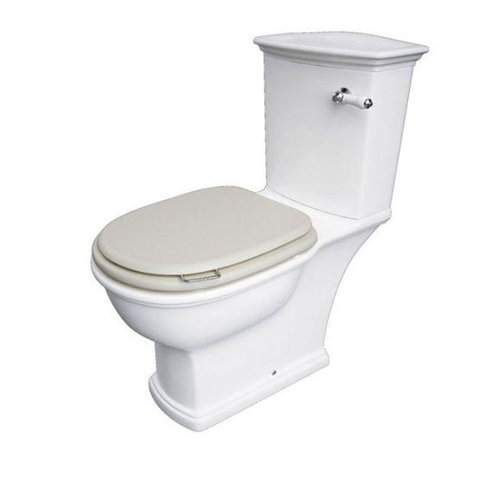 RAK Ceramics Washington Wood Toilet Seat & Cover - Soft Close - Matt Greige - RAKWTNSEAT505 - Envy Bathrooms Ltd