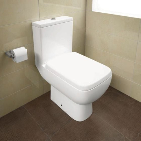 RAK Ceramics Series 600 Close Coupled Toilet Pan - Alpine White - SE11AWHA