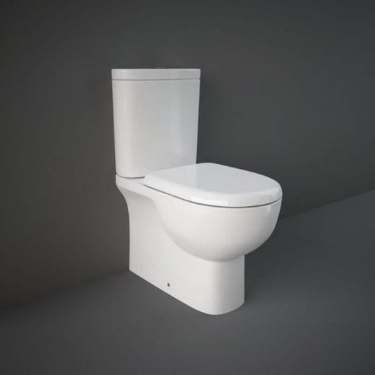 RAK Ceramics Tonique Close Coupled Toilet Pan - Alpine White - TONCCBTWPAN