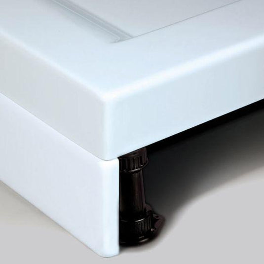 Merlyn Mstone 1200 x 900mm Offset Quadrant Shower Tray Panel Kit & Legs - DRK1 - Envy Bathrooms Ltd