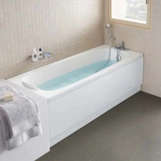 Roca Malaga 1700x700mm Eco Single Ended Bath 2 Tap Holes | A248295000