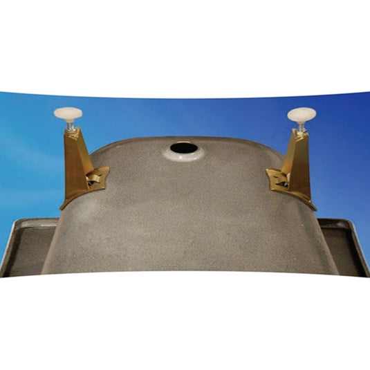 Roca Bolt-On Leg Set for Steel Baths Chrome | A291028000 - Envy Bathrooms Ltd