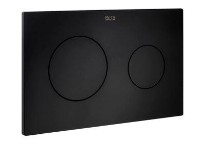 Roca In-Wall PL10 Dual Flush Operating Plate - Matt Black - A890089206 - Envy Bathrooms Ltd