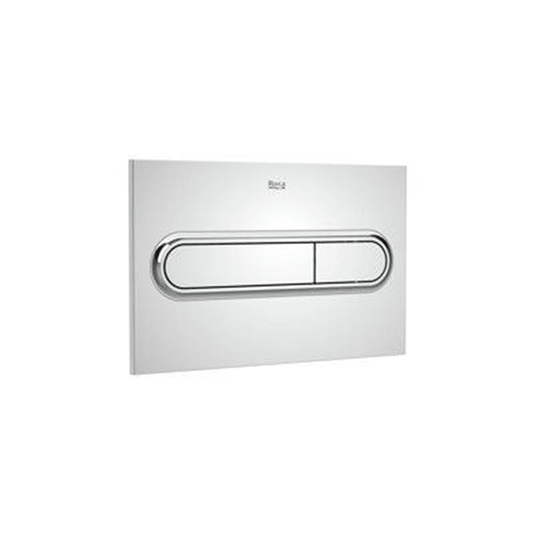 Roca PL1 Dual Flush Plate - Chrome - Envy Bathrooms Ltd