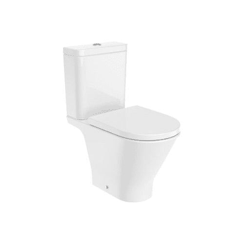 Roca The Gap Round Close Coupled WC (Open Back) Set 3420N8000 - Envy Bathrooms Ltd