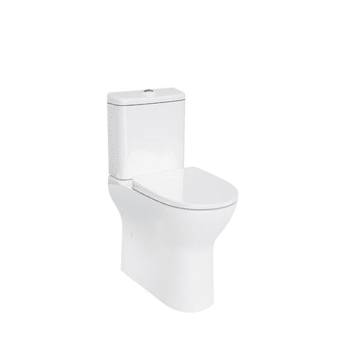 Roca The Gap Round Comfort Height WC Set - Closed Back A3420NJ000 - Envy Bathrooms Ltd