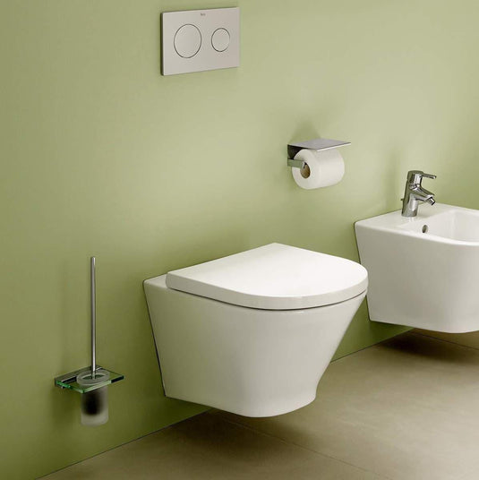Roca The Gap Round Rimless Wall Hung Pan - Envy Bathrooms Ltd