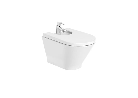 Roca The Gap Round Wall Hung Bidet with Hidden Fixation 3570N6000 - Envy Bathrooms Ltd