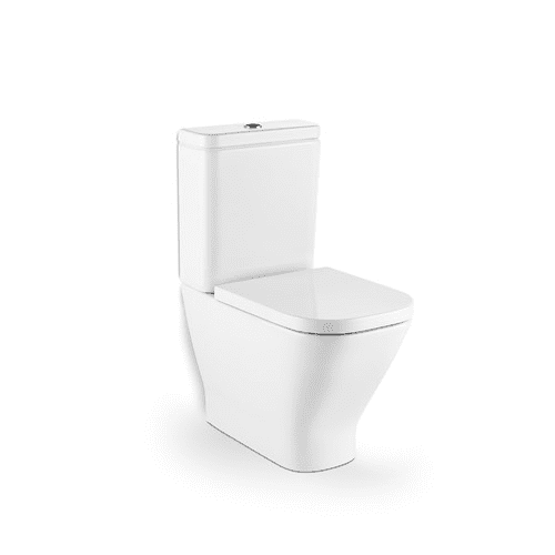 Roca The Gap Square Compact Close Coupled Rimless WC Set 342737000 - Envy Bathrooms Ltd