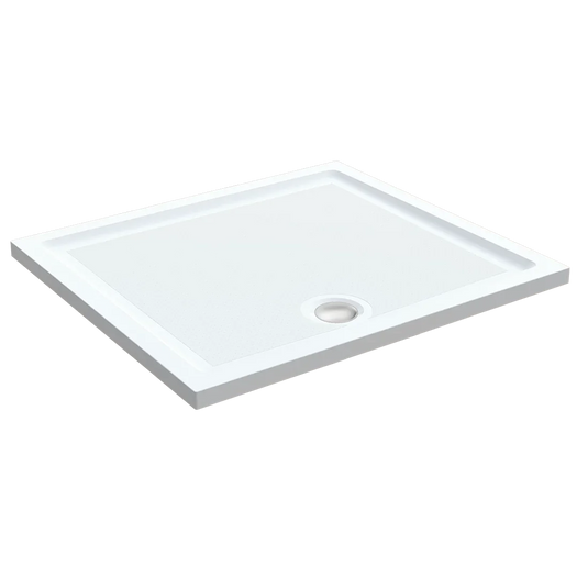 Roman 1000 x 900mm Rectangle Gel Coated Anti-Slip Tray - White - RSTG109 - Envy Bathrooms Ltd