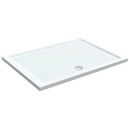 Roman 1200 x 700mm Rectangle Gel Coated Anti-Slip Tray - White - RSTG127 - Envy Bathrooms Ltd