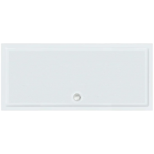 Roman 1800 x 800mm Rectangle Gel Coated Anti-Slip Tray - White - RSTG188 - Envy Bathrooms Ltd