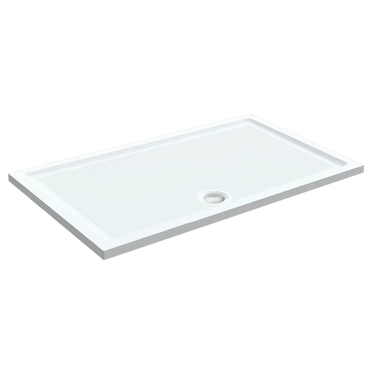 Roman 1500 x 900mm Rectangle Gel Coated Anti-Slip Tray - White - RSTG159 - Envy Bathrooms Ltd