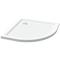 Roman 800mm Quadrant Gel Coated Anti-Slip Tray - White - RSQG80
