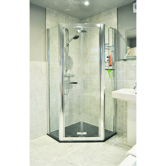 Roman Embrace 900 x 900mm Neo Panel Pack - Polished Chrome - EP913S - Envy Bathrooms Ltd