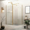 Roman Haven 800mm Fluted Wetroom Panel (8mm) - Brushed Bronze - H8SP8FCBZ