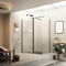 Roman Haven 800mm Fluted Wetroom Panel (8mm) - Matt Black - H8SP8FCB