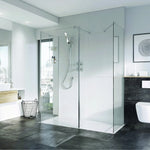 Roman Haven Select 900mm Wetroom Panel (8mm) - Chrome - H8SP9CS - Envy Bathrooms Ltd