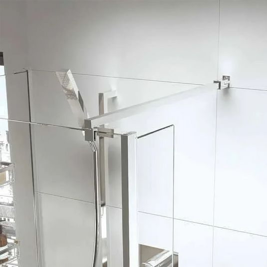 Roman Haven Select Square Low Level Brace Kit - Polished Chrome - HBBK4590SQ - Envy Bathrooms Ltd