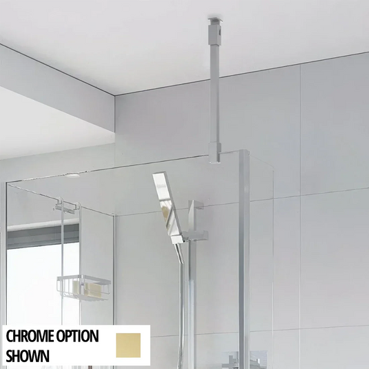 Roman Haven Select Square Low Level Ceiling Brace Kit - Brushed Brass - HBBKC50SQBR - Envy Bathrooms Ltd