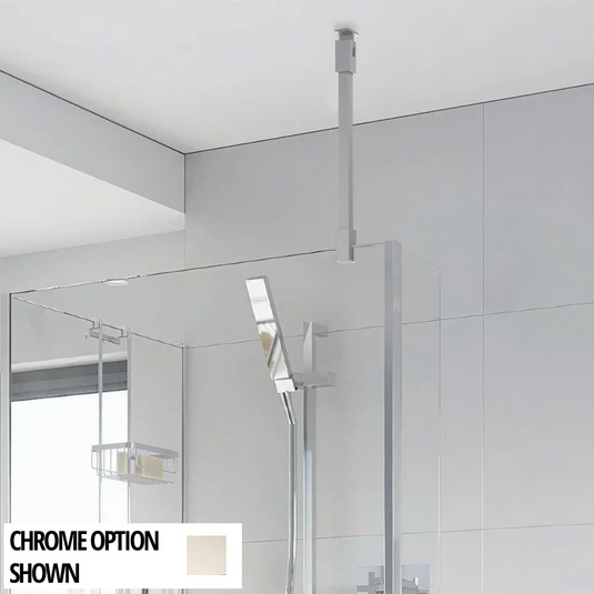 Roman Haven Select Square Low Level Ceiling Brace Kit - Brushed Nickel - HBBKC50SQN - Envy Bathrooms Ltd