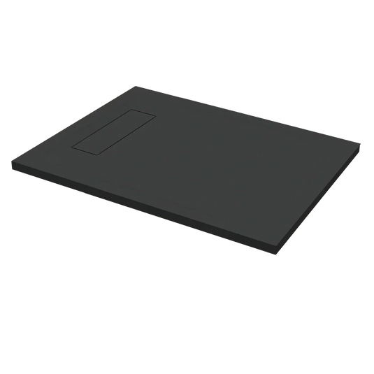 Roman Infinity 1200 x 900mm Rectangle Slate Tray - Black - IGS129B - Envy Bathrooms Ltd