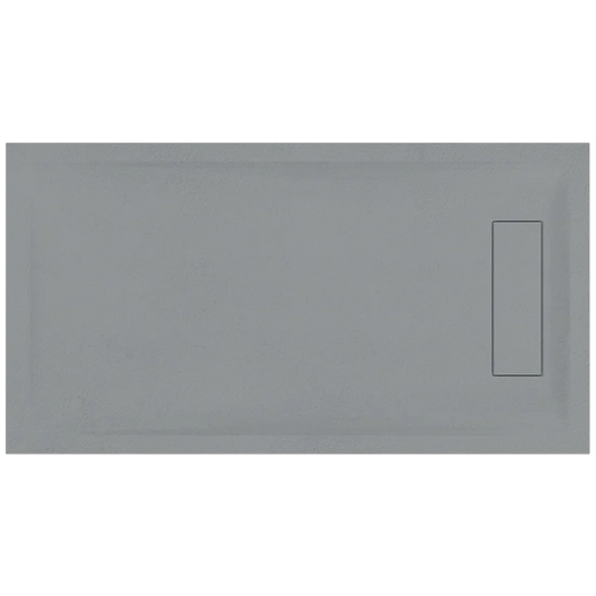 Roman Infinity 1500 x 800mm Rectangle Slate Tray - Grey - IGS158G - Envy Bathrooms Ltd