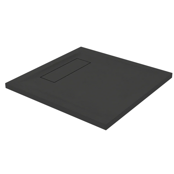 Roman Infinity 800 x 800mm Square Slate Tray - Black - IGS80B