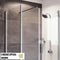 Roman Innov8 90 Deg Back To Wall Brace Kit - Brushed Brass - NBBK90SQBBR