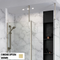 Roman Innov8 Ceiling Brace Kit - Brushed Brass - NBBKC50SQBBR