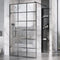 Roman Liberty 757mm Black Grid Pattern Corner Panel - Matt Black - KLCP8GPB