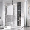 Roman Liberty 757mm Clear Corner Panel - Matt White - KLCP813W