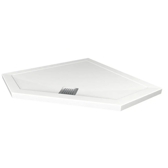 Roman Low Level Neo 1200 x 900mm Tray (LH) - Matt White - RNG129L - Envy Bathrooms Ltd