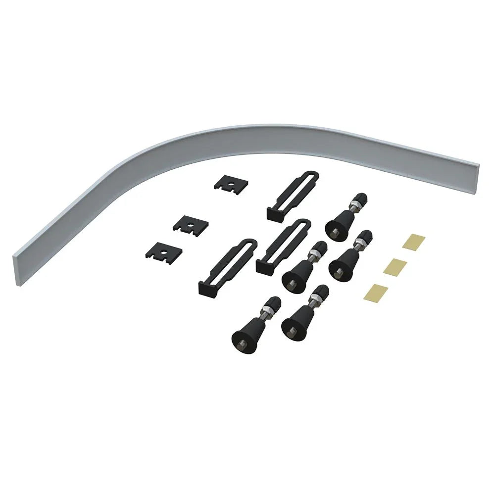 Roman Riser Kit For Quadrant Trays Upto 1200mm - White - RSQGRK02