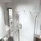 Roman Square Straight+45 Degree Brace Kit - Polished Chrome - LBBK4590SQ