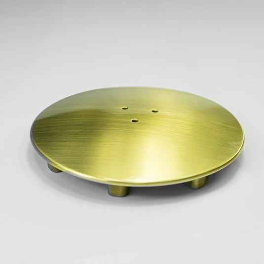 Roman Standard Tray Waste Cover Cap - Brushed Brass - RDTWCBR - Envy Bathrooms Ltd