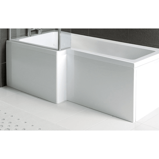 Ruby 1700mm L Shape Front Bath Panel - White - RUBY106585 - Envy Bathrooms Ltd