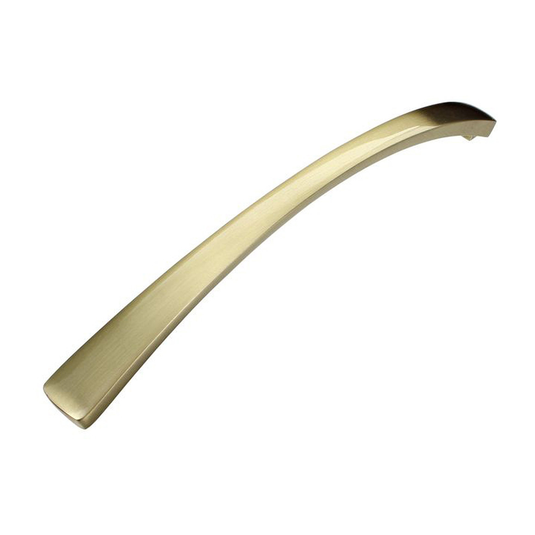 Ruby 170mm Bow Handle - Brushed Brass - RUBY106217