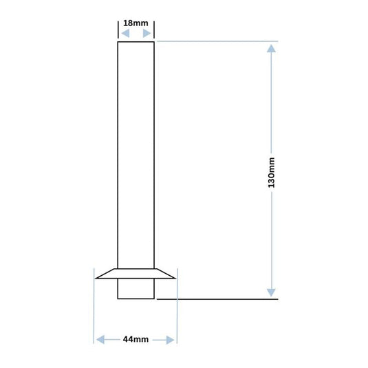 Ruby 18mm Radiator Pipe Sleeves - Anthracite - RUBY108872 - Envy Bathrooms Ltd