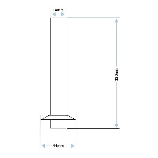 Ruby 18mm Radiator Pipe Sleeves - Anthracite - RUBY108872 - Envy Bathrooms Ltd