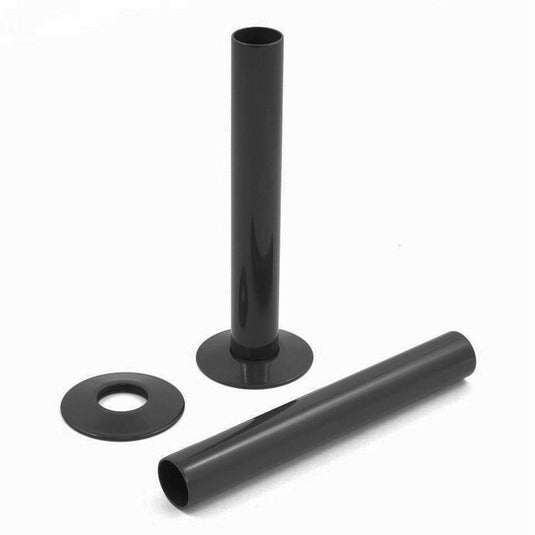 Ruby 18mm Radiator Pipe Sleeves - Black - RUBY108871 - Envy Bathrooms Ltd