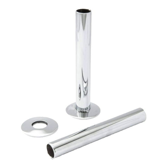 Ruby 18mm Radiator Pipe Sleeves - Chrome - RUBY108870 - Envy Bathrooms Ltd