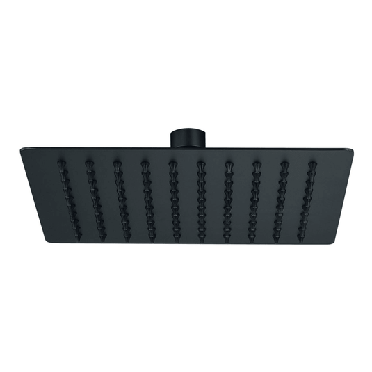 Ruby 200mm Square Showerhead - Matt Black - RUBY108595 - Envy Bathrooms Ltd