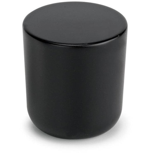 Ruby 23mm Modern Knob Handle - Matt Black - RUBY106211 - Envy Bathrooms Ltd